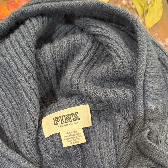 Victoria’s Secret PINK Navy Blue Women's Hooded Sweater Size M - Picture 4 of 4